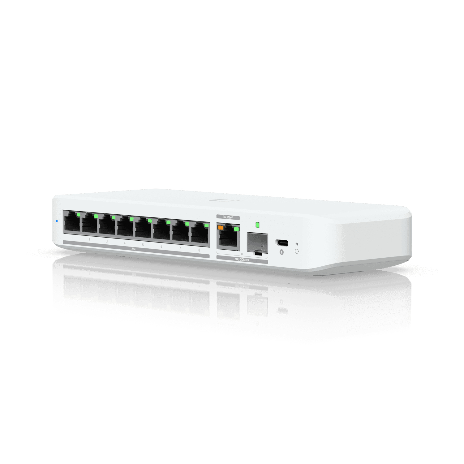 Ubiquiti UniFi Flex 2.5G Managed Switch 10 Ports 2.5G/10G PoE+ Weiß