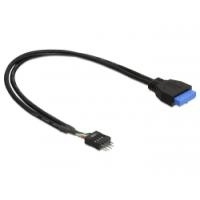 DeLOCK USB-Kabel 19-polige USB3.0-Stiftleiste (W) (83095)