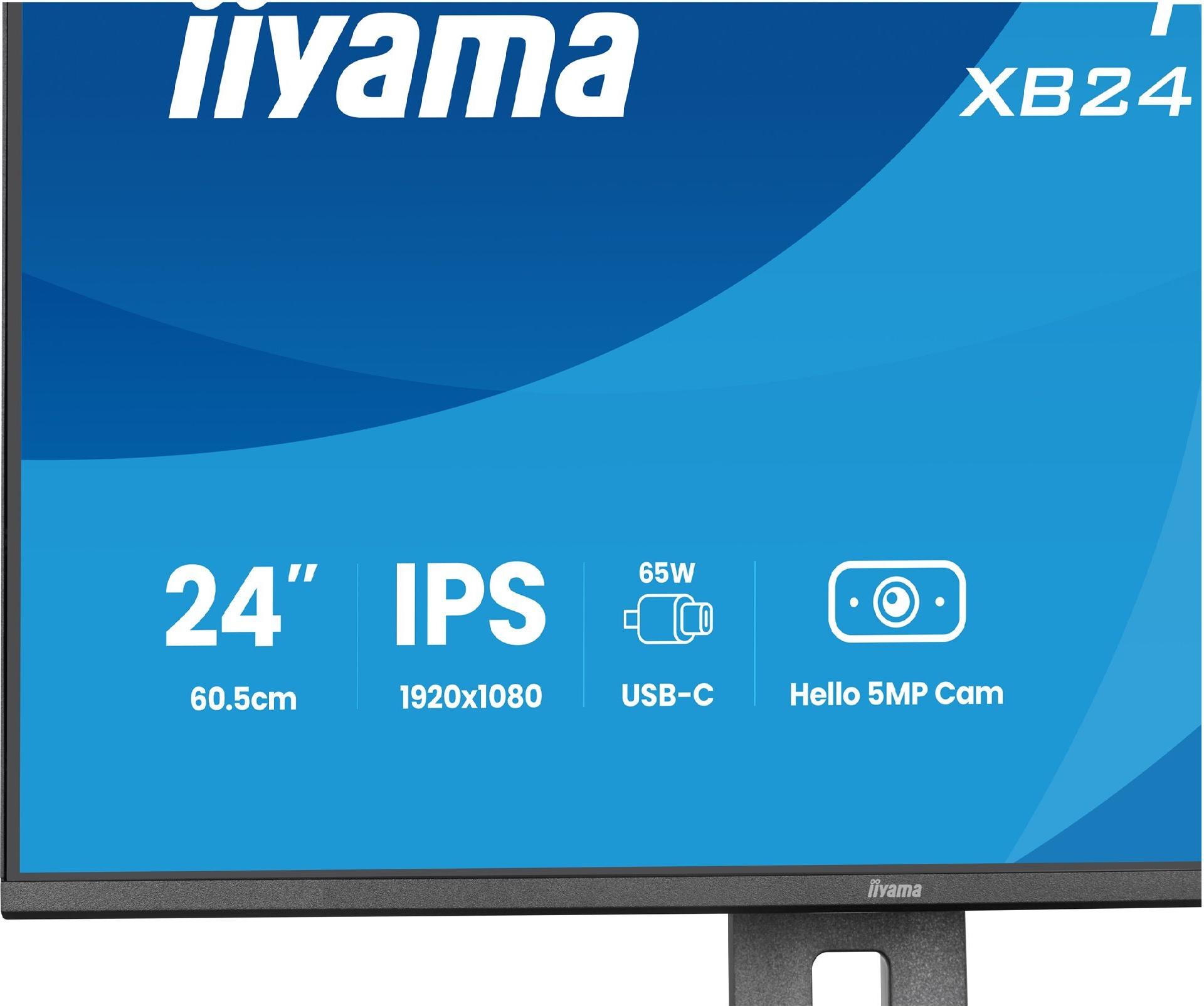 Iiyama ProLite XB2497HSNH-B1 23,8" IPS 1920 x 1080 100 Hz Schwarz
