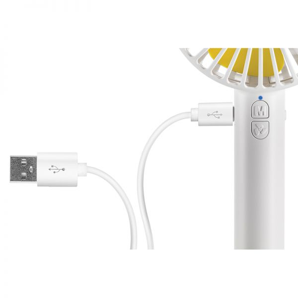 UNOLD Breezy Handventilator 5 W USB Weiß