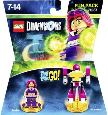 LEGO ® Dimensions Fun Pack Teen Titans Go Xbox One, Xbox 360, PlayStation 4, PlayStation 3, Nintendo Wii U (4012160932349)