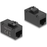 Delock Keystone Modul RJ45 Buchse zu Cat.6A UTP schwarz (90638)