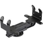 RAM Mounts Universal Drucker-Halteklammer für portable Drucker Der RAM® Quick Draw? Jr. ist eine Universal halteklammer für kleine, mobile Drucker. Die Sprungfeder gestützte Konstruktion hält die Geräte sicher am Platz und ermöglicht dennoch eine leichte Entnahme. Die gewölbten Klammern am Ende sind mit Geräte schonenden Gummilippen überzogen.4 Schrauben/Mutter Sets zur Befestigung am runden RAM® Basisplatten sind in jeder Packung enthalten.Größenbereich für Drucker: max. Höhe 44,45 mm, Breite 142,9 bis 241,3 mmLochraster für Anbindung: AMPS 4-LochMaterialien: pulverbeschichteter Stahl, Hochfestigkeits-Verbundstoff, Gummi (RAM-VPR-104)