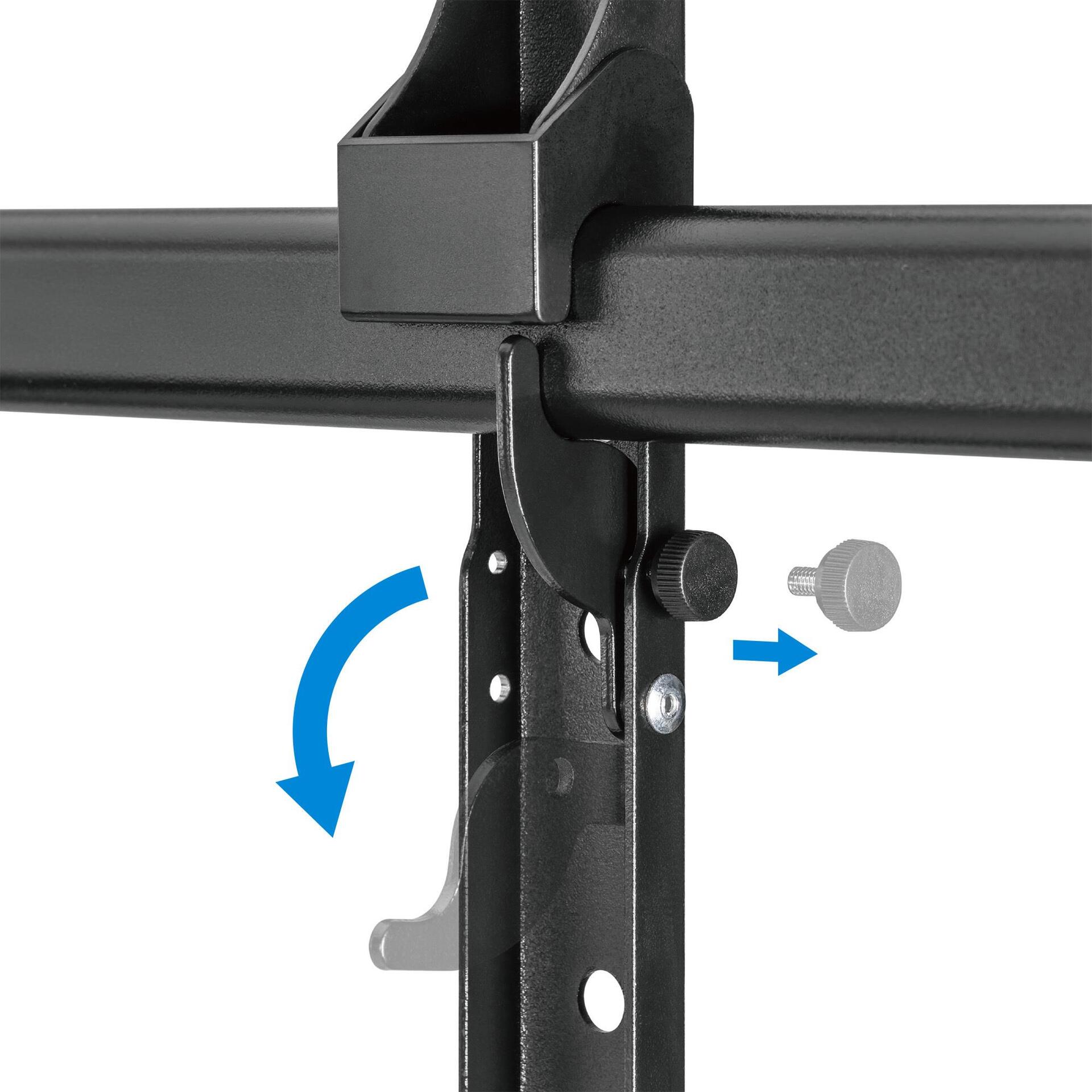 Manhattan TV-Wandhalterung Voll beweglich 60"-120" bis 120 kg Stahl Schwarz