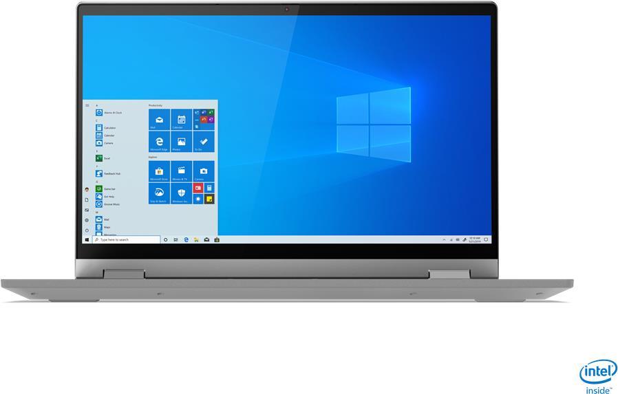 Lenovo IdeaPad Flex 5 14ITL05 82HS - Flip-Design - Core i5 1135G7 / 2.4 GHz - Win 11 Home - Iris Xe Graphics - 8 GB RAM - 256 GB SSD NVMe - 35.6 cm (14) IPS Touchscreen 1920 x 1080 (Full HD) - Wi-Fi 6 - Platinum Grey - kbd: Deutsch