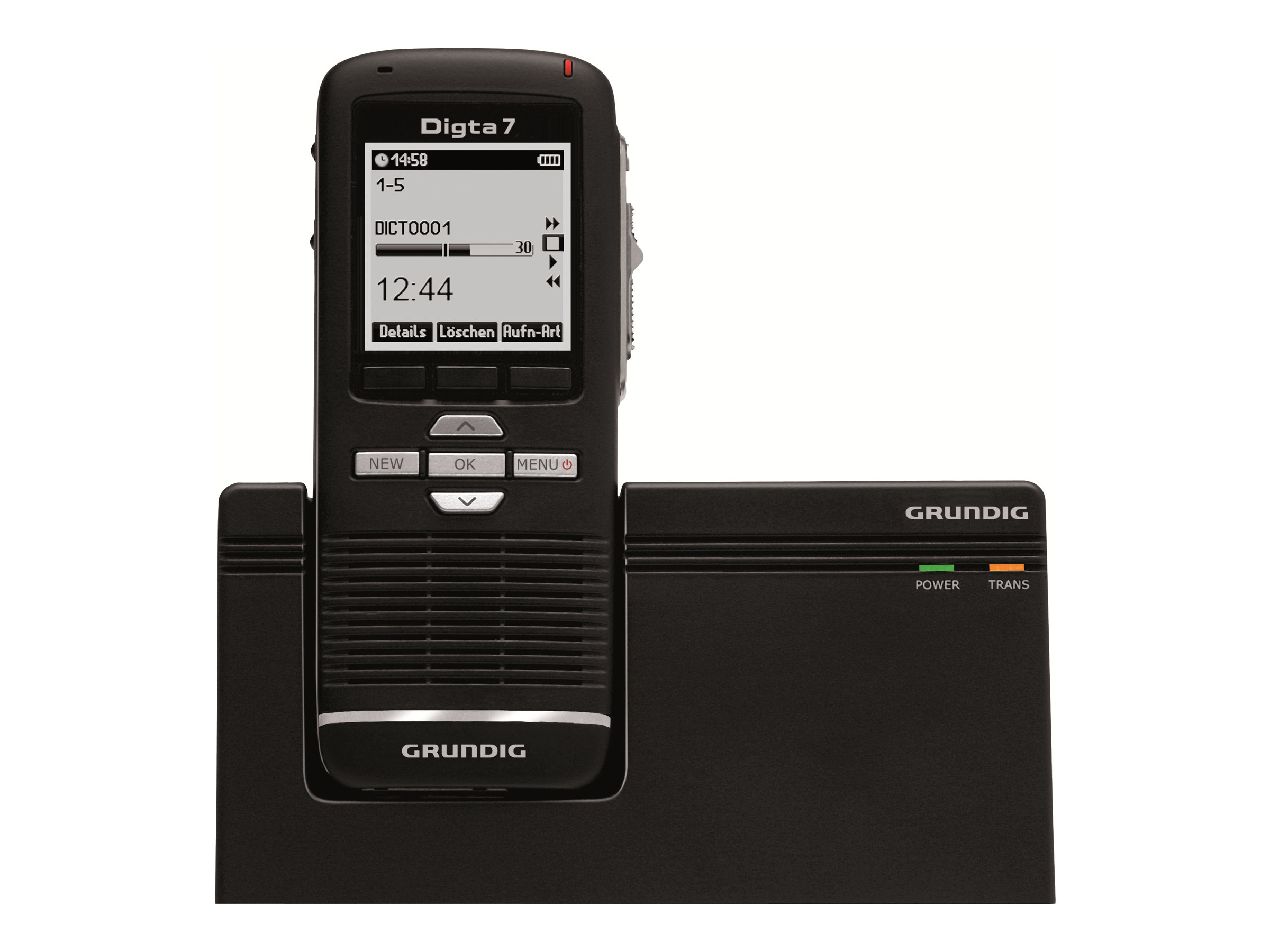 Grundig Digta 7 Premium Set 2 GB Schwarz