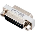 EFB-Elektronik Mini Gender Changer, DSub 15, St.-St. Hersteller: EFB Elektronik (EB412)