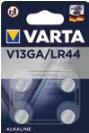 Varta 04276 101 404 Haushaltsbatterie Einwegbatterie LR44 Alkali (04276101404)