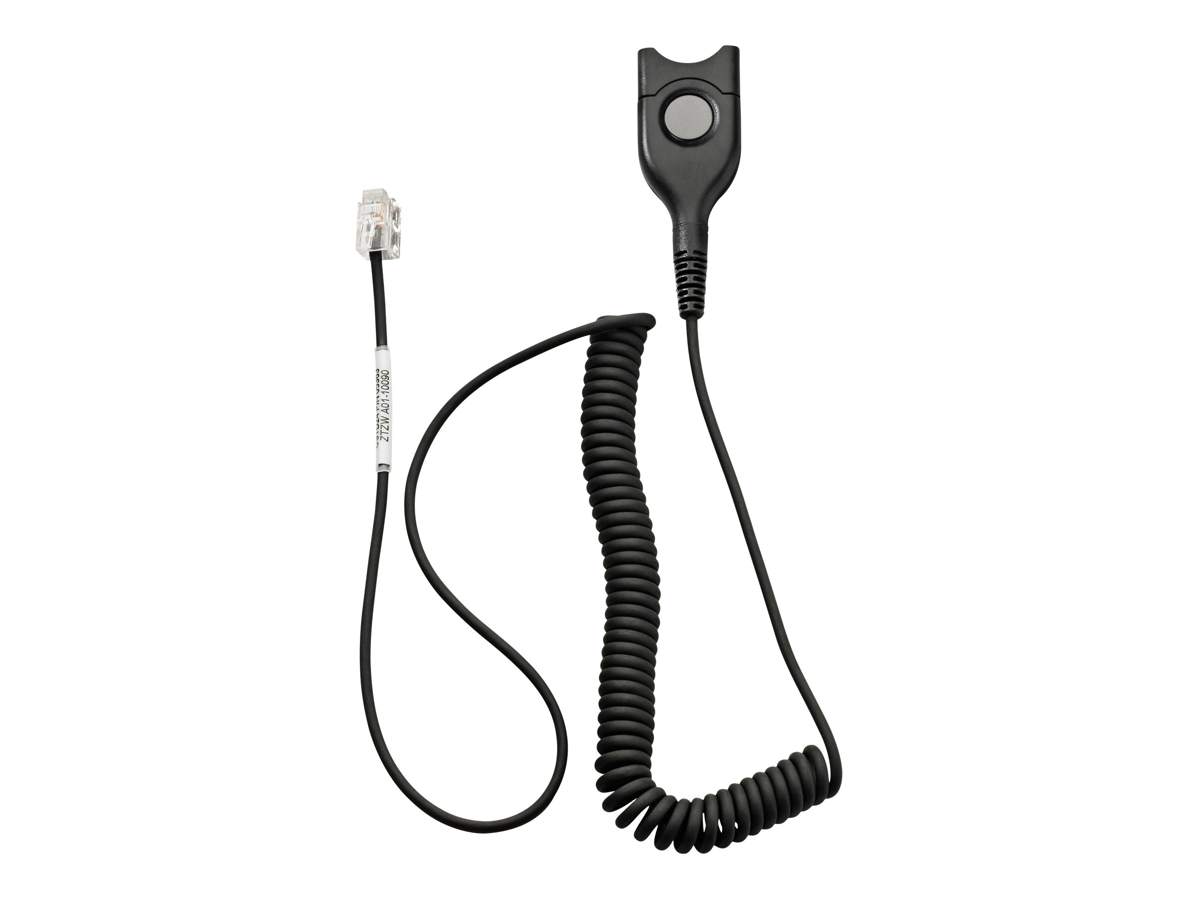 EPOS CSTD 08 Headset-Anschlusskabel EasyDisconnect zu RJ-9 1 m Schwarz