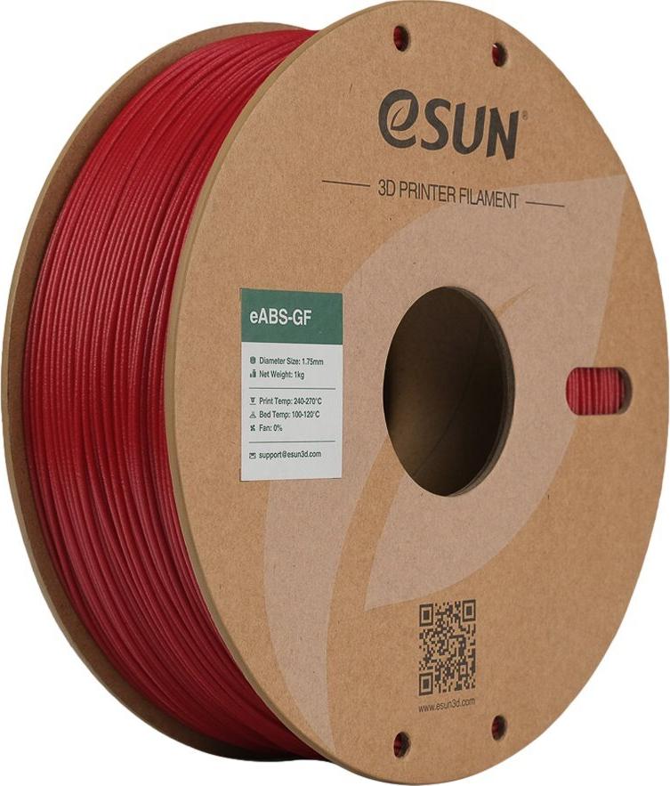 EABS-GF 1,75mm FIRE ENGINE RED 1kg ESUN 3D FILAMENT (EABS-GF-P175FR1)