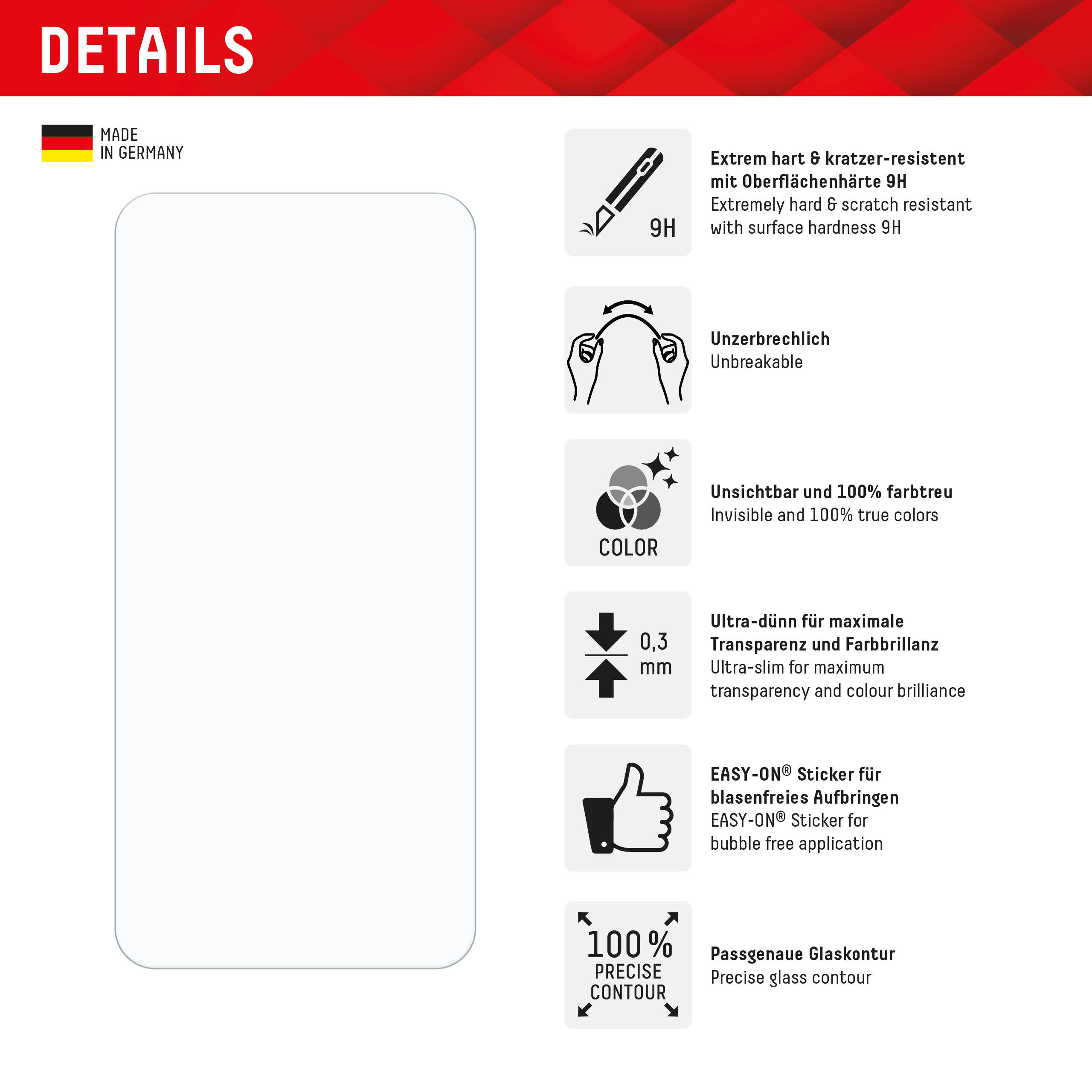 E.V.I. DISPLEX Smart Glass Samsung Galaxy A56 Transparent