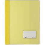 DURABLE Schlaufenhefter DURALUX®, Fol., transl.Vorderd., A4, gelb, transl. 1 Stück (268004)