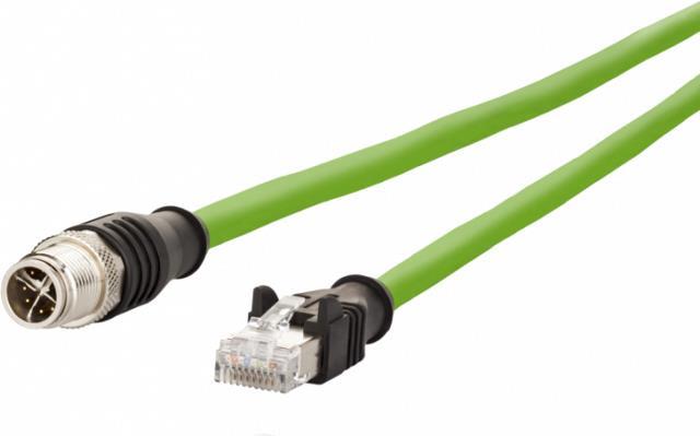 METZ CONNECT 142M2X15100 Netzwerkkabel 10 m Cat6a Grün (142M2X15100)