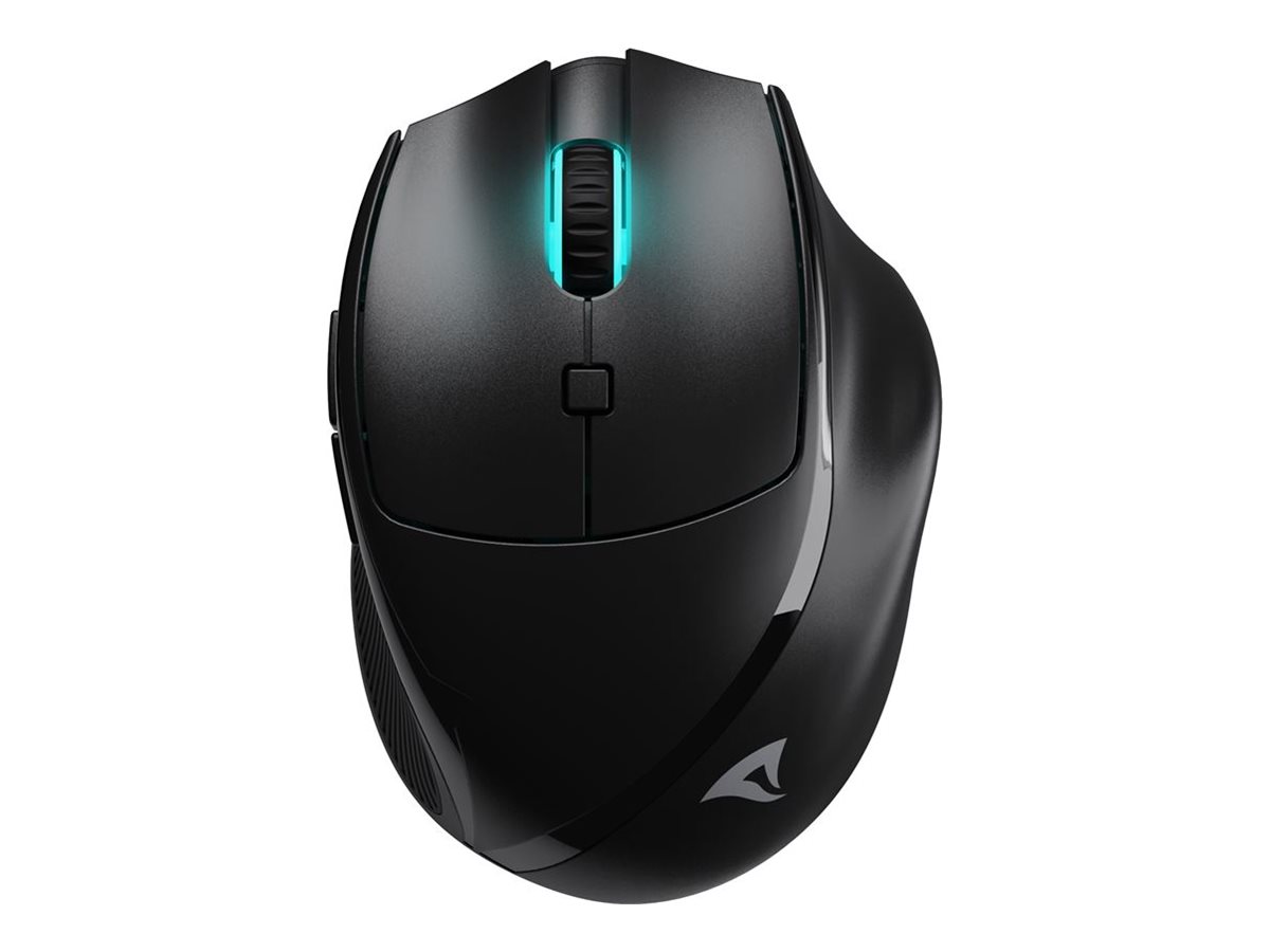 Sharkoon OfficePal M25W Gaming-Maus RF Wireless + USB-C 4000 DPI RGB Schwarz