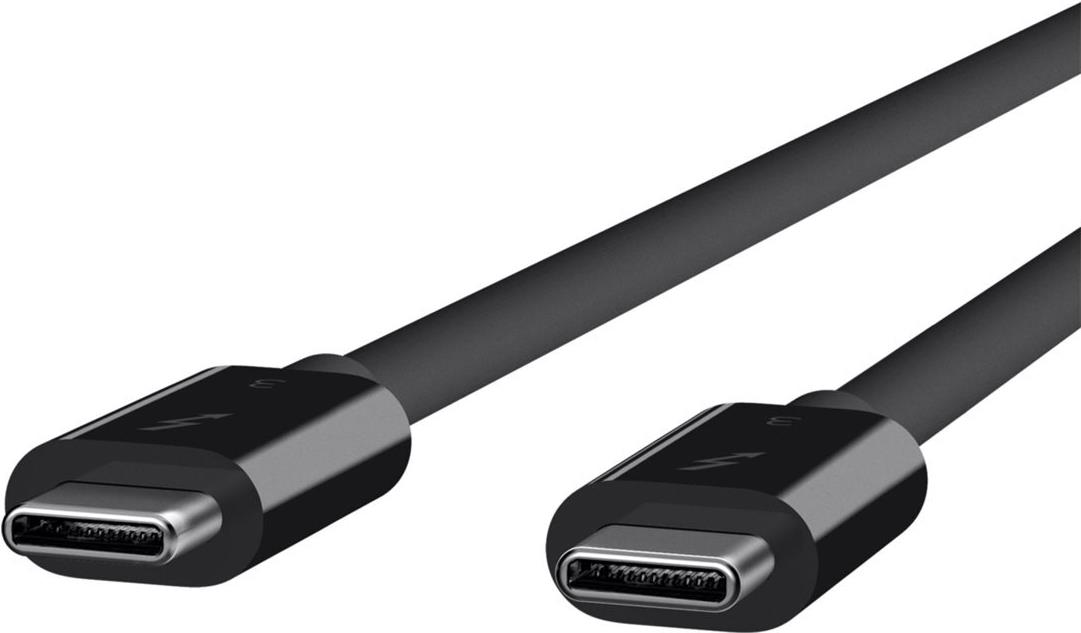 Belkin Thunderbolt 3 Thunderbolt-Kabel 0,8 m USB-C Schwarz