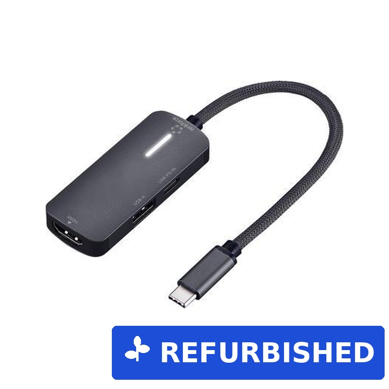 Renkforce RF-USBHA-400 1 zu 3 USB 3.2 Gen 1-Hub 3.0 mit zusätzlichem USB-C -Eingang (RF-6700430) (B-Ware)