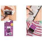 AVERY Textil-Stempel-Set, 3-zeilig, weiß Stempel zum Selbersetzen, Tinte waschbar bis 95 Grad, - 1 Stück (CSTAMP.EU)