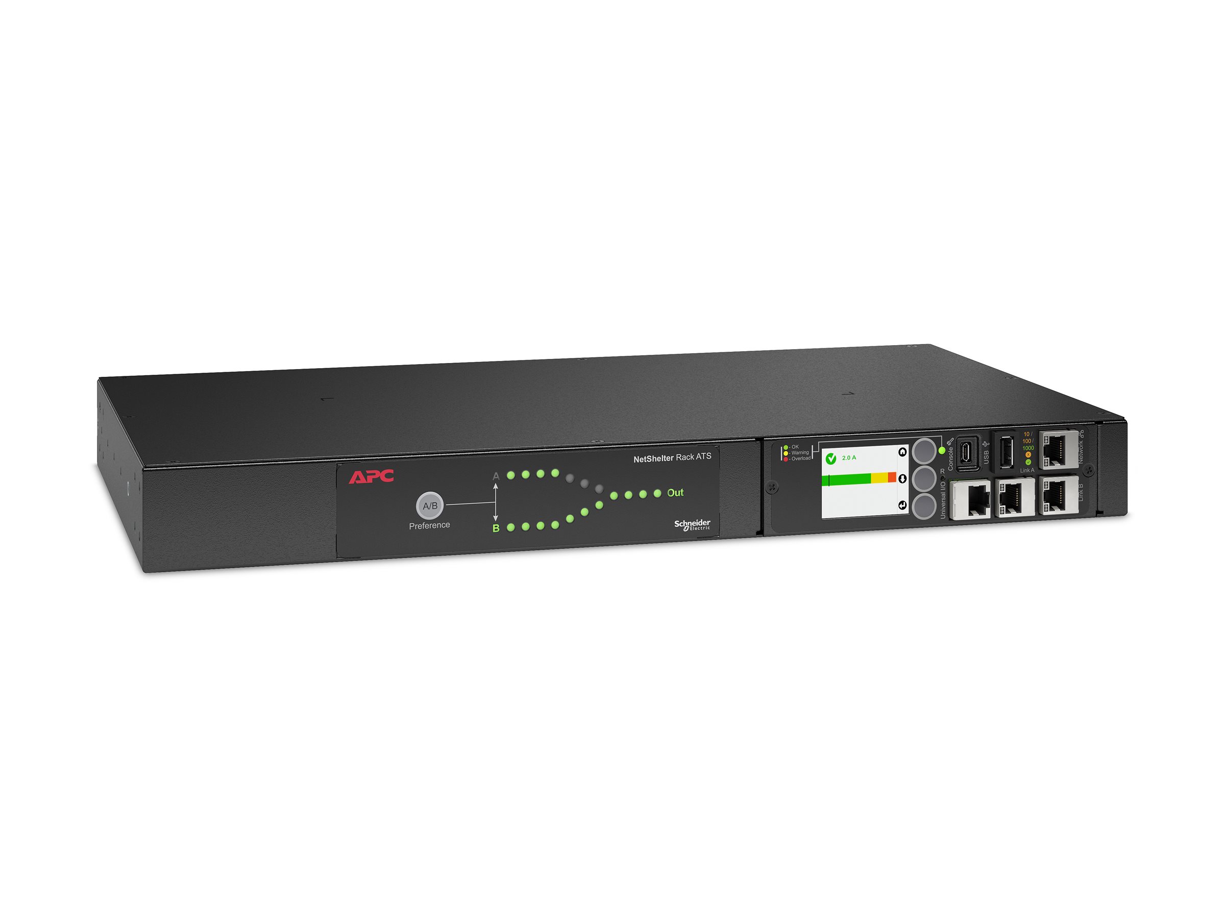 APC NetShelter AP4423A Rack ATS 3700 VA Schwarz