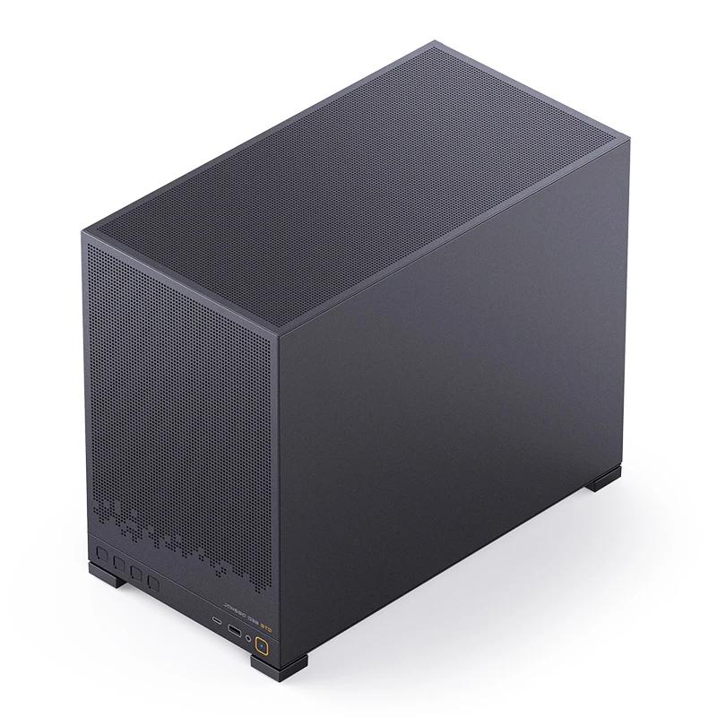 Jonsbo D32 STD mATX Mini Tower Tempered Glass Schwarz