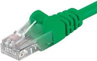 PremiumCord Patchkabel UTP RJ45-RJ45 CAT6 0,5m grün (sp6utp005G)