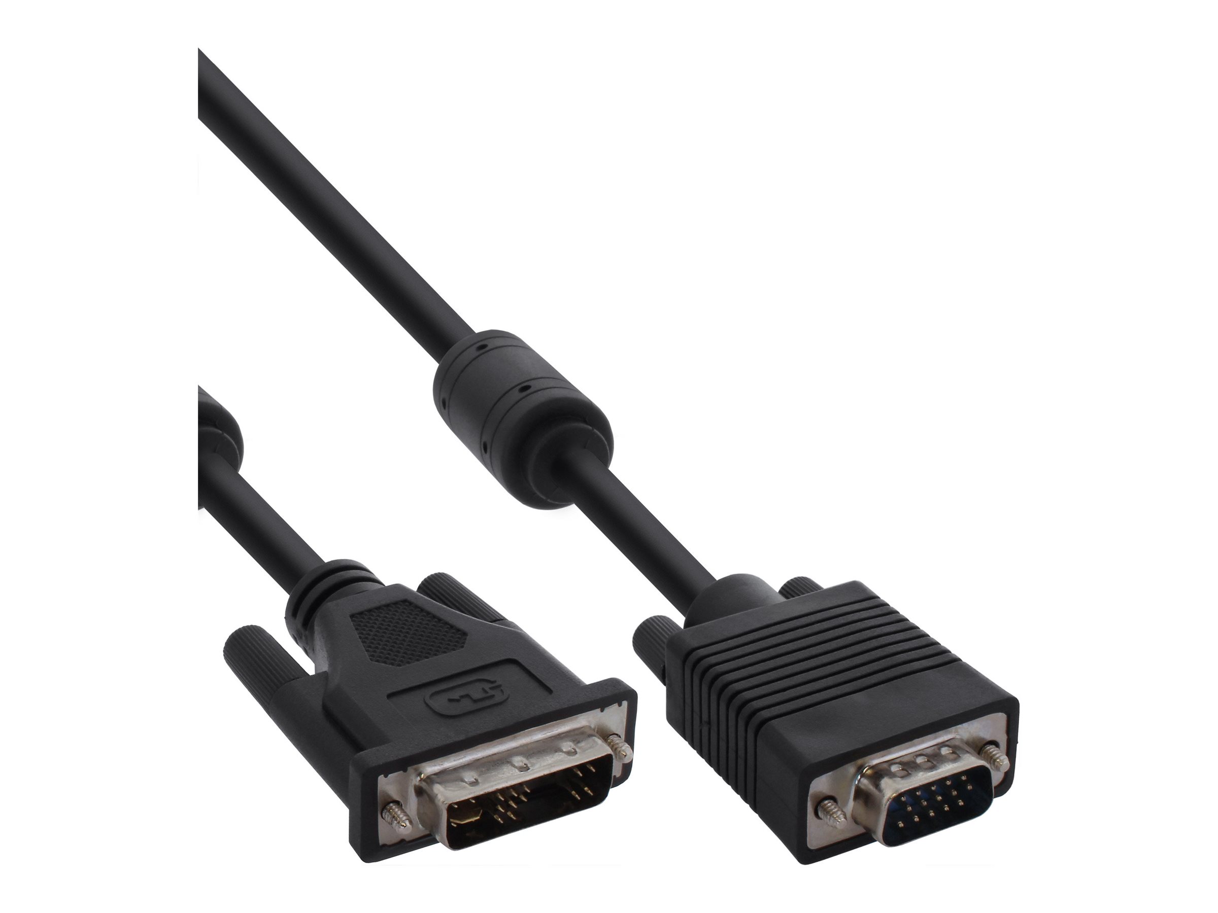 InLine VGA-Kabel DVI-A 12+5 auf HD-15 3 m Schwarz