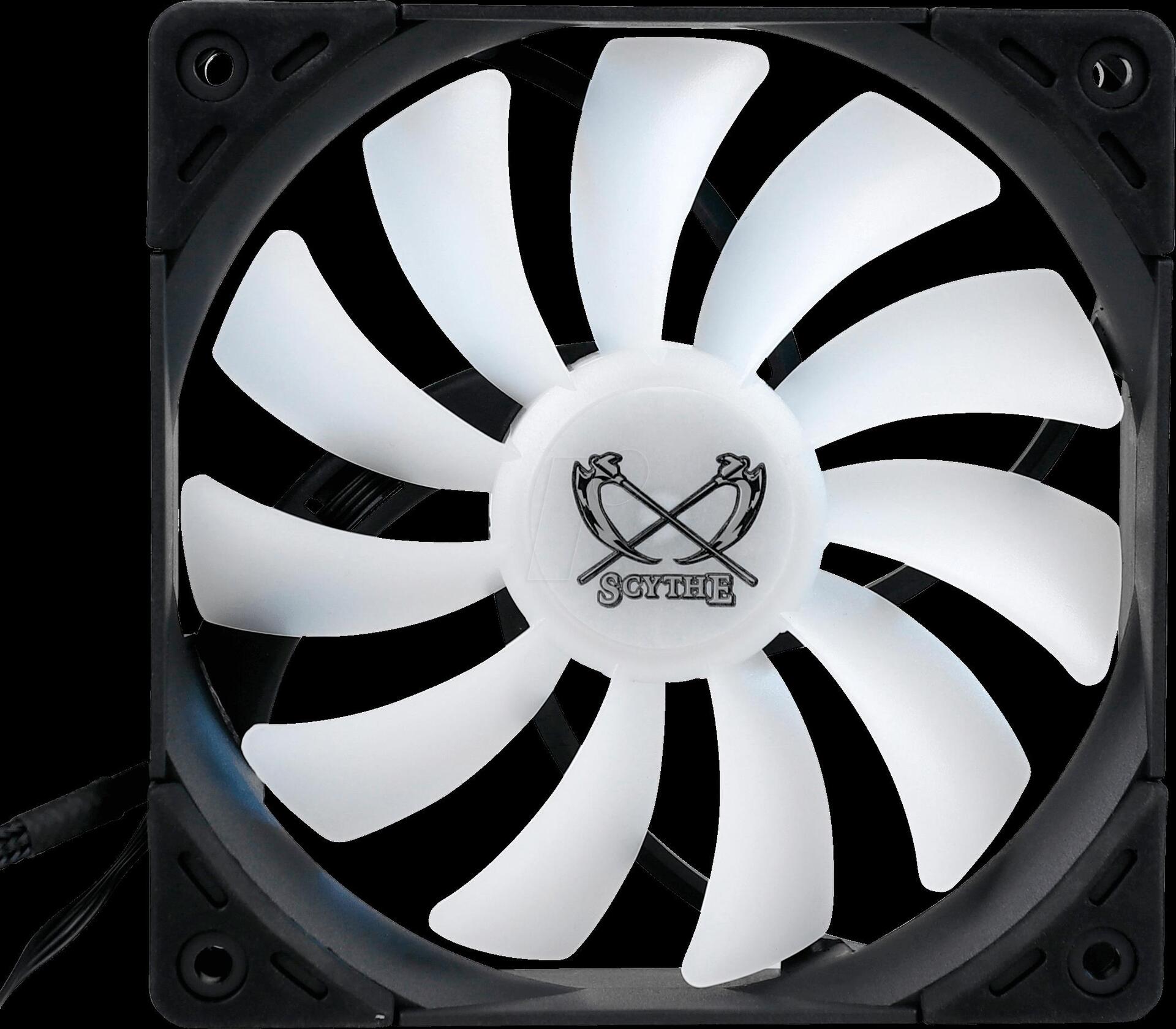 Scythe Kaze Flex 120 RGB PWM SU1225FD12MR-RHP - Gehäuselüfter - 120 mm