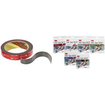 3M VHB Hochleistungsklebeband 5962F, 19 mm x 8 m, schwarz doppelseitiges Klebeband, geschlossenzelliger Acrylat - 1 Stück (5962F)