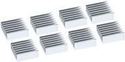 InLine® IC-Kühler selbstklebende Kühlrippen, 8 Stück (33955I)