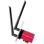 Cudy WE3000S. Eingebaut. Übertragungstechnik: Kabellos, Hostschnittstelle: PCI Express, Schnittstelle: WLAN / Bluetooth. Maximale Datenübertragungsrate: 2400 Mbit/s, WLAN-Band: Tri-Band (2,4 GHz/5 GHz/6 GHz) (WE3000S)