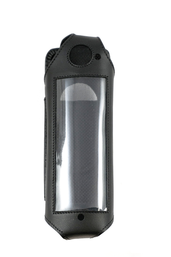 Soryt Ledertasche Holster OpenStage M3 Stahlclip Schwarz