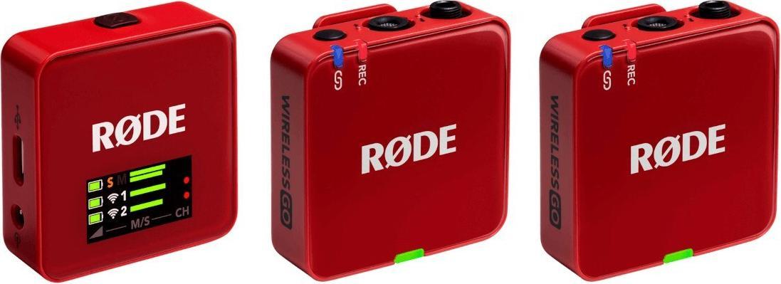 RODE Wireless GO Gen 3 Rot - Mikrofon (WIGOGEN3RED) (B-Ware)