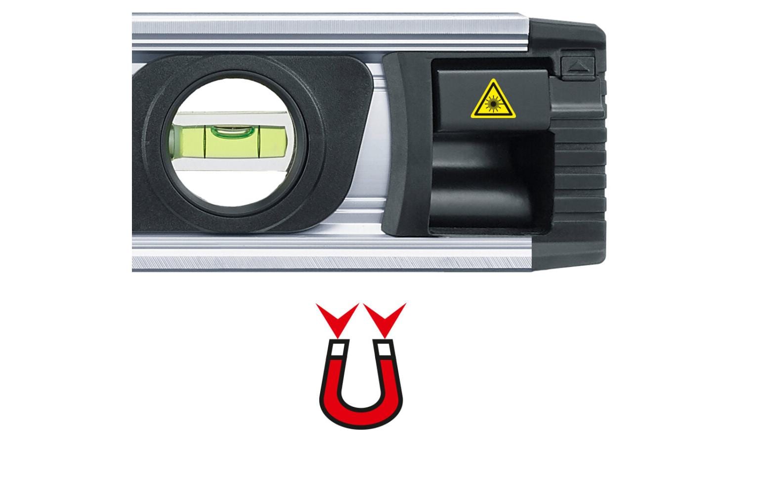 Laserliner DigiLevel Laser G40 Digitale Wasserwaage 400 mm Grau