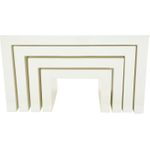 EUROPALMS LEICHTSIN DEKOTISCHSET, weiß (83011898)