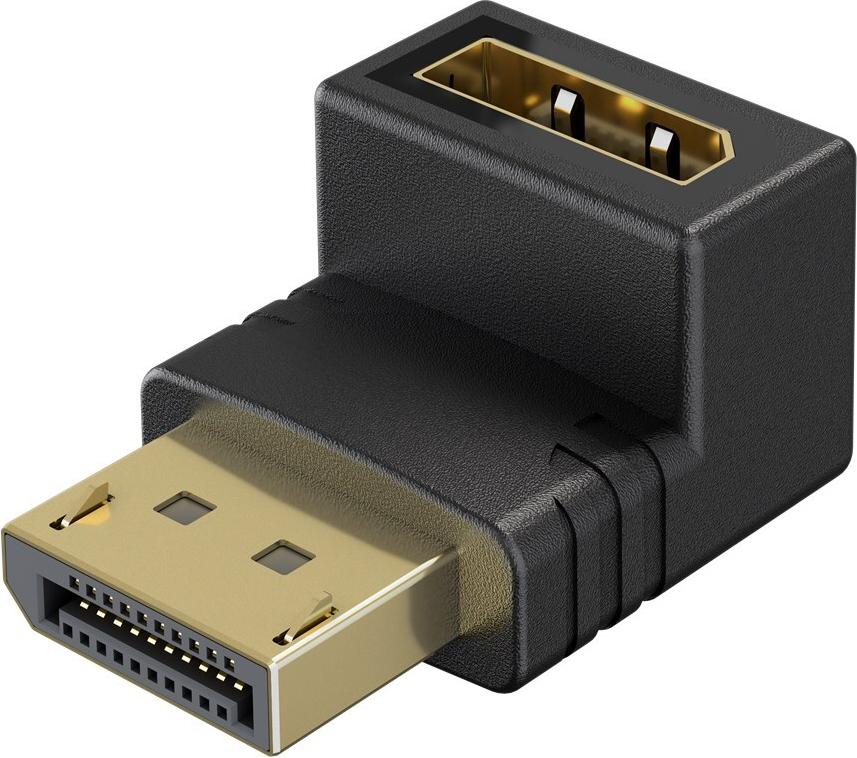 Goobay DisplayPort Angled Adapter 90° Up black (77129)