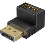 Goobay DisplayPort Angled Adapter 90° Up black (77129)