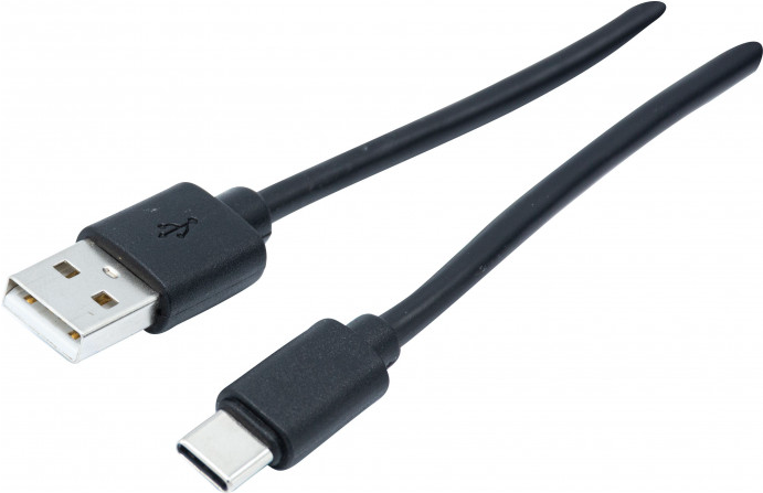 EXERTIS Connect - USB-Kabel - USB (M) zu USB-C (M) - USB 2.0 - 3 A - 3 m - Schwarz