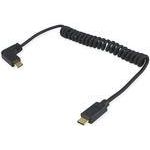 Equip USB Kabel 2.0 C -> C wink. St/St 1.00m 90Grad sw (128889)