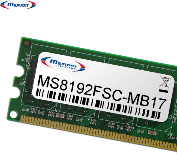 Memory Solution MS8192FSC-MB17 8GB Speichermodul (MS8192FSC-MB17)