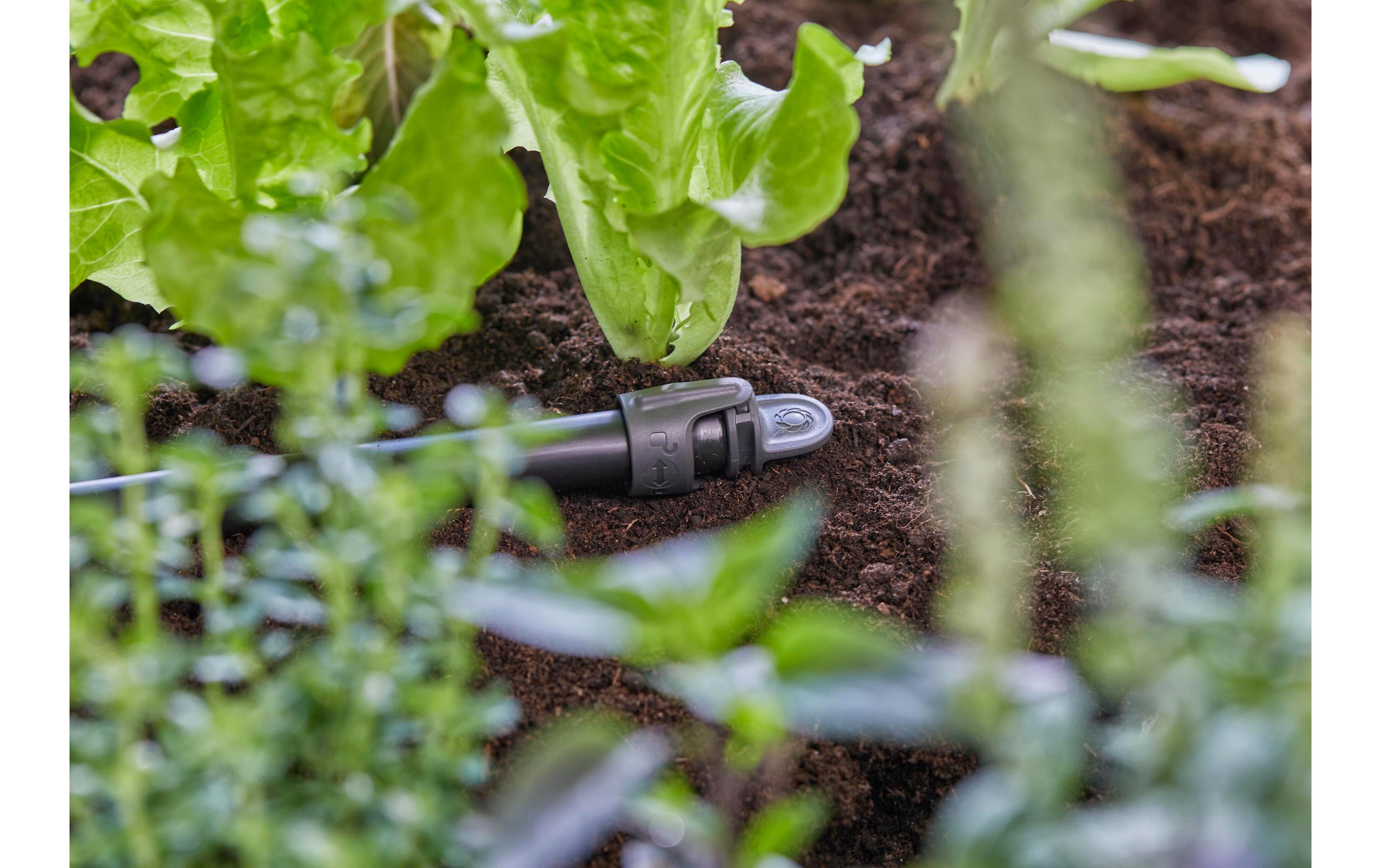Gardena Micro-Drip-System Plug Rohrenden-Stecker 13 mm Schwarz