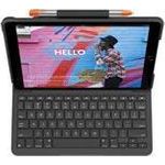 Logitech Slim Folio - Tastatur und Foliohülle - Bluetooth - UK Englisch - Graphite - für Apple 10.5"  iPad Air (3. Generation)
