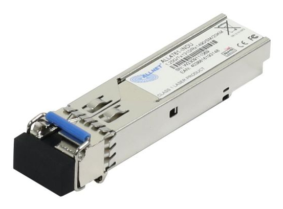Allnet ALL4761-INDU SFP Mini-GBIC Transceiver-Modul 1 Gbps LC Silber