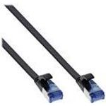 Patchkabel flach U/FTP Cat.6A TPE halogenfrei schwarz 3m (75703S)