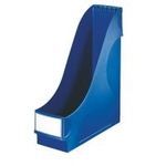 LEITZ Stehsammler extrabreit, DIN A4, Polystyrol, blau Fassungsvermögen: 92 mm, große Griffmulde an Vorder- und (2425-00-35)
