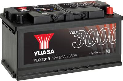 Yuasa Autobatterie SMF YBX3019 12 V 95 Ah T1 Zellanlegung 0 (YBX3019)