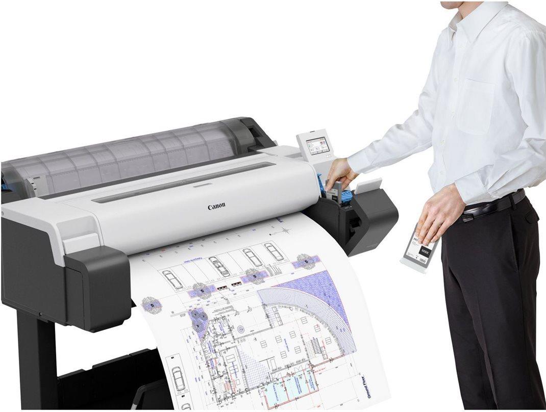 Canon imagePROGRAF TM-340 Großformatdrucker 36" Tintenstrahl WLAN/LAN 2400 x 1200 dpi Schwarz, Weiß