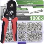 Quadrios 23T034 Aderendhülsen-Sortiment Unisoliert 1 Set (23T034)