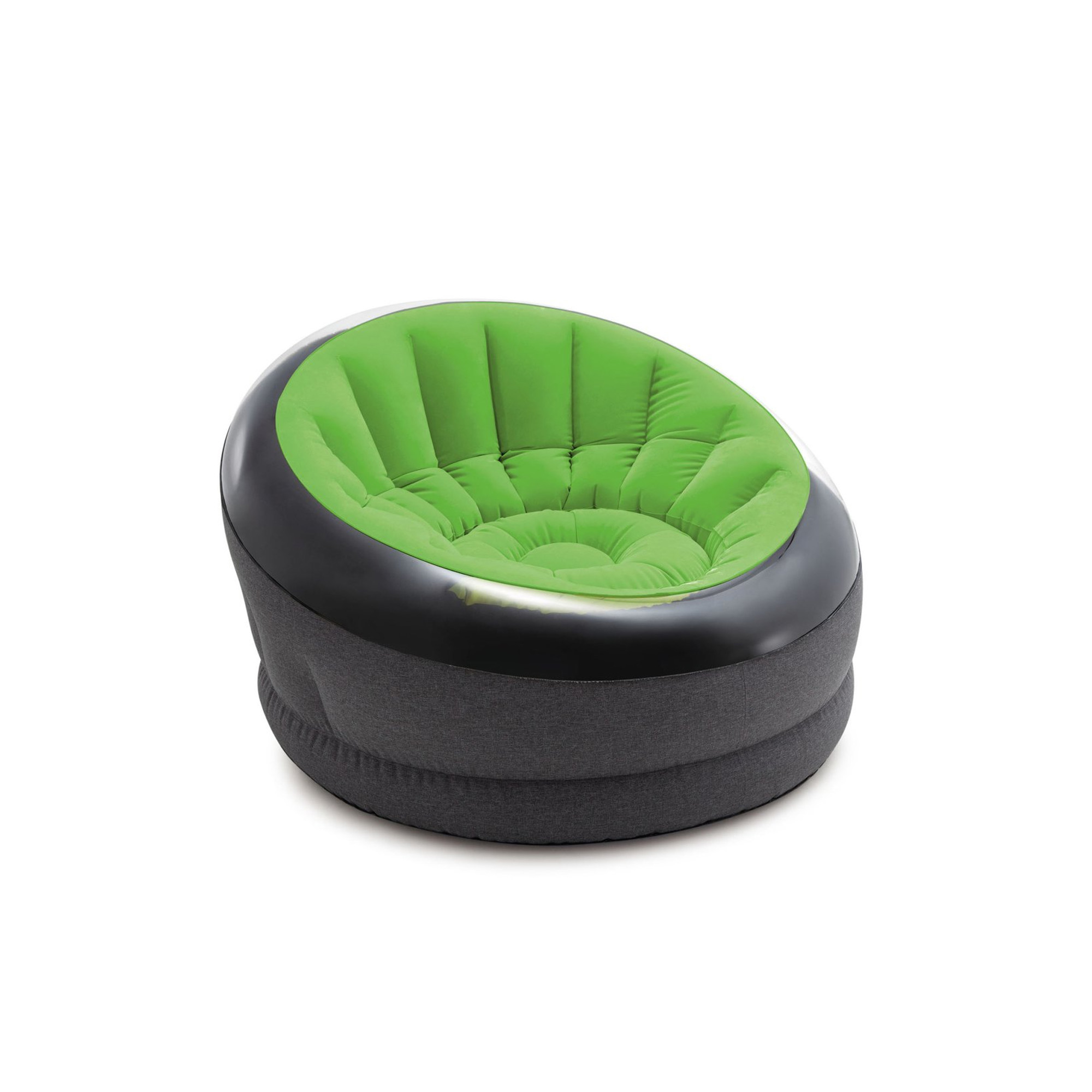 Intex Empire Chair Aufblasbarer Sessel PVC 112 x 109 x 69 cm Grau