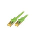McabCat.7 Rohkabel S-FTP-PIMF-LSZH-3.00M-GR 10Gigabit Ethernet 600MHzCat.7 Rohkabel Patchkabel, 2xRJ45 Cat.6a Stecker geschirmt, Schirmung: S/FTP (PIMF)Cat.7 Rohkabel, doppelt geschirmt, Leiterdurchmesser: 4x2xAWG26/7, ø=6,5mm, Leitermaterial: reines Kupfer, LSZH, Flammwidrig IEC60332-1, halogenfrei IEC60754-2, Ra (3774)