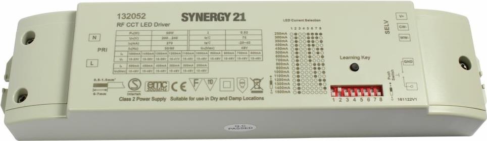 Synergy 21 S21-LED-SR000167 LED-Beleuchtungssteuerung Weiß (S21-LED-SR000167)