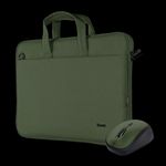 Trust Bologna Notebooktasche 40,6 cm (16" ) Aktenkoffer Grün (24989)